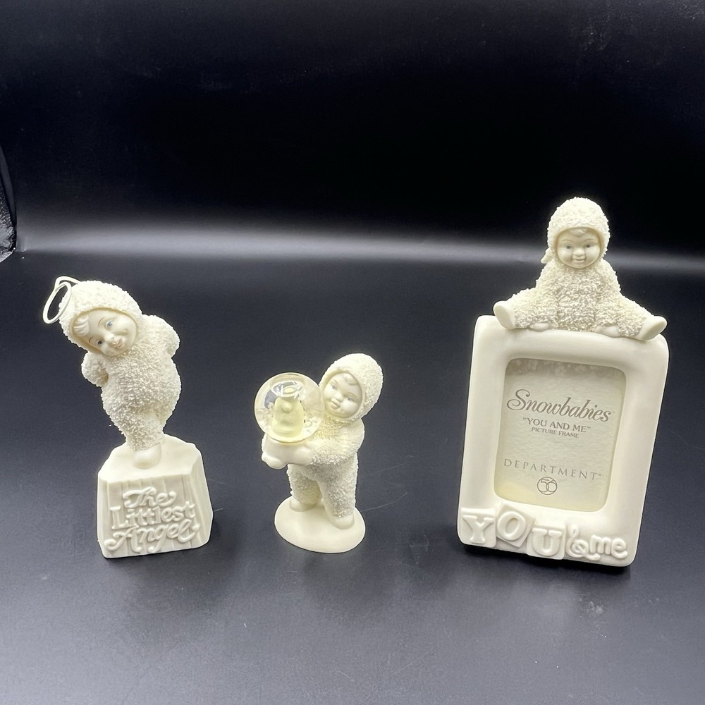 Snowbabies Lot of 3 Retired with Original Boxes